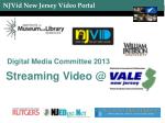 Streaming Video @ - slide 1