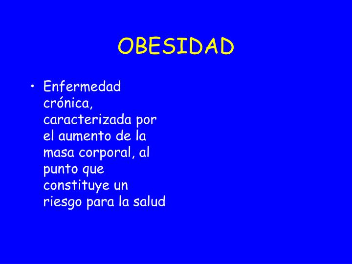 obesidad