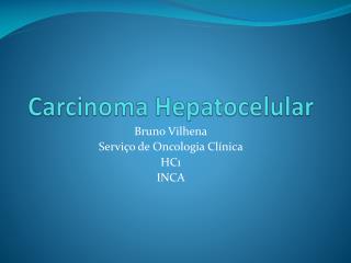 carcinoma hepatocelular
