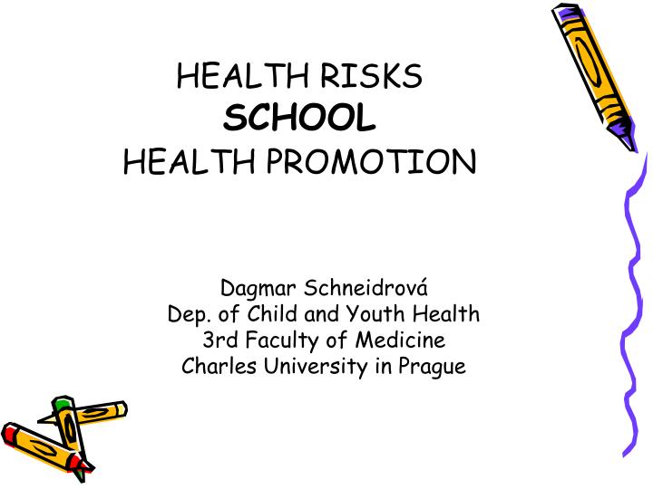 health risks school health promotion