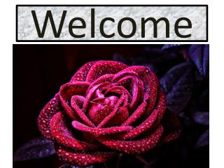 Welcome