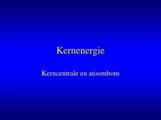 kernenergie