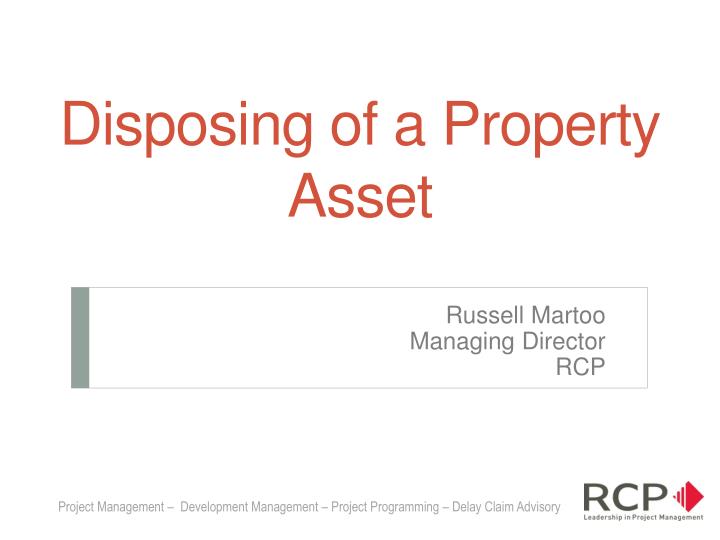 russell martoo managing director rcp