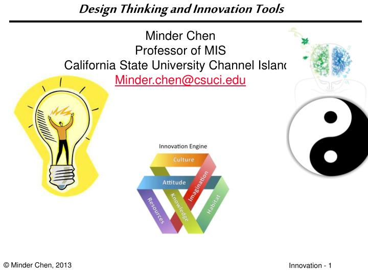 design thinking and innovation tools