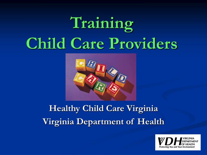 training child care providers