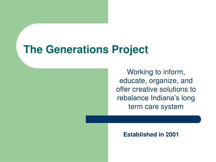 the generations project