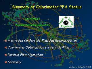 Summary of Calorimeter PFA Status
