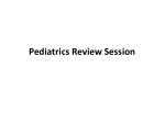 Pediatrics Review Session - slide 1