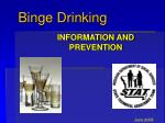 Binge Drinking - slide 1