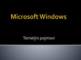 temeljni pojmovi