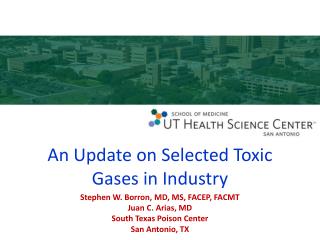 An Update on Selected Toxic Gases in Industry