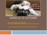 Mardi le 30 octobre