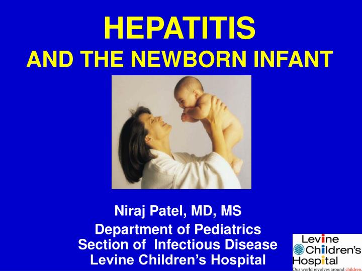 hepatitis and the newborn infant