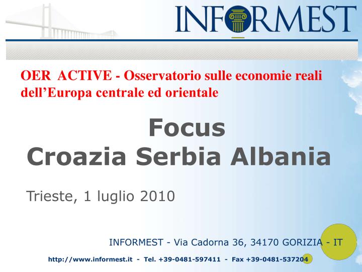 oer active osservatorio sulle economie reali dell europa centrale ed orientale