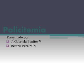 policitemia