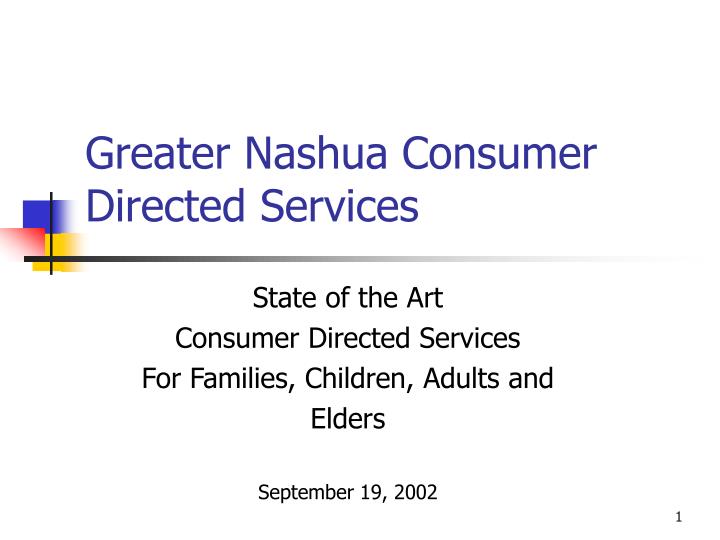 greater nashua consumer directed services
