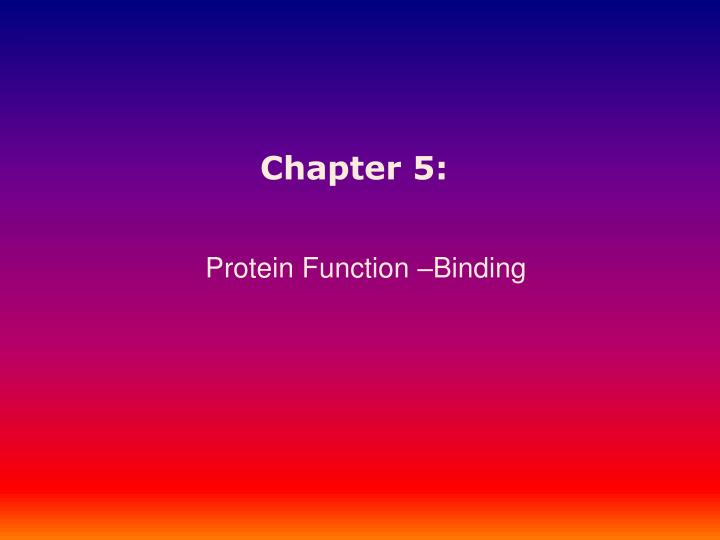 protein function binding