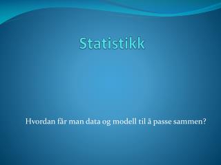 statistikk