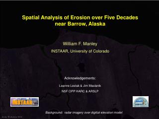 Spatial Analysis of Erosion over Five Decades near Barrow, Alaska