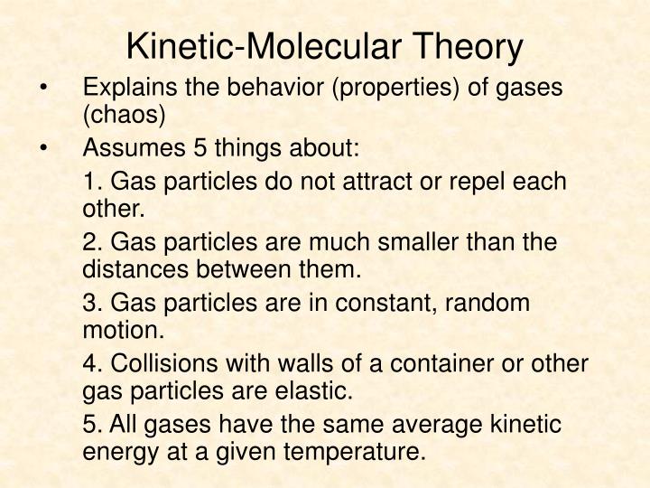 kinetic molecular theory