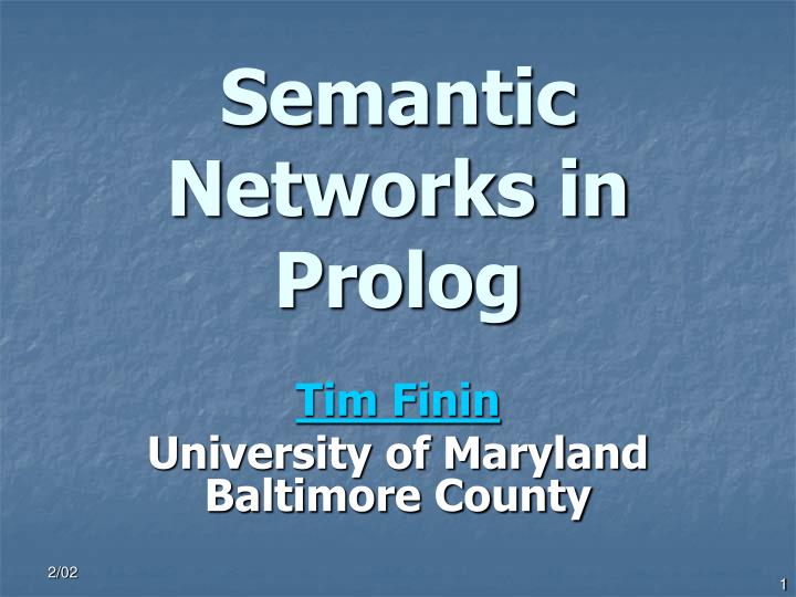 semantic networks in prolog