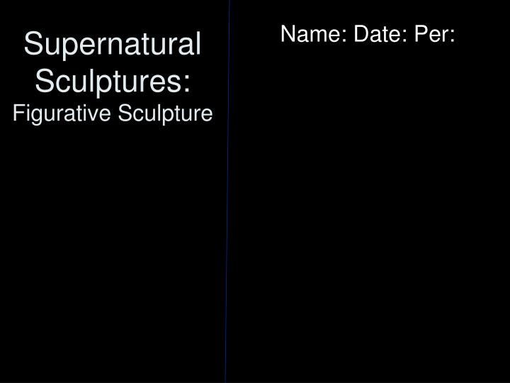 supernatural sculptures figurative sculpture