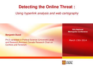 detecting the online threat using hyperlink analysis and web cartography