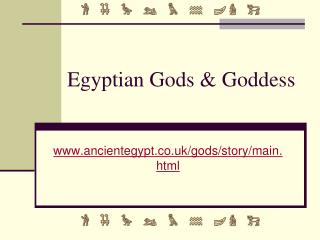 Egyptian Gods &amp; Goddess