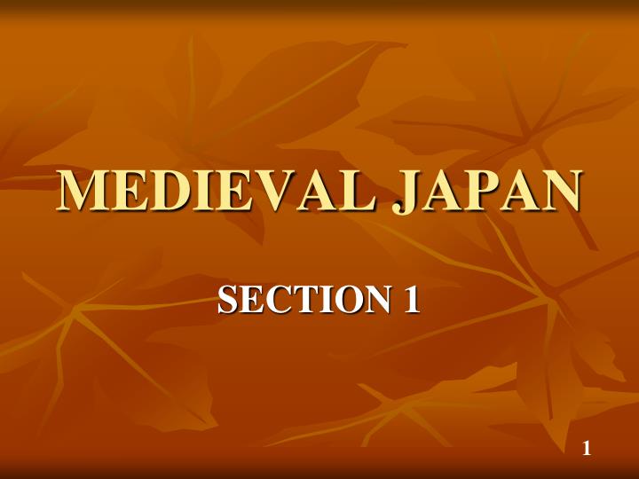 medieval japan