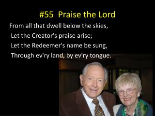 #55 Praise the Lord