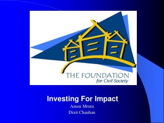 Investing For Impact Amon Mrutu Dixit Chauhan