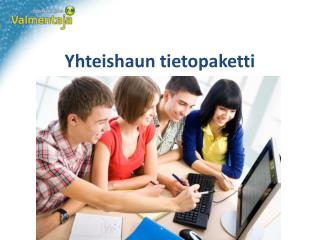 yhteishaun tietopaketti
