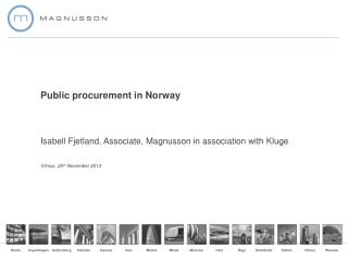 Public procurement in Norway