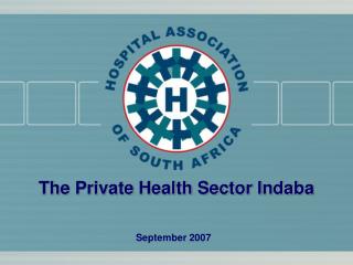 The Private Health Sector Indaba