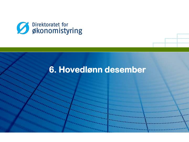 6 hovedl nn desember