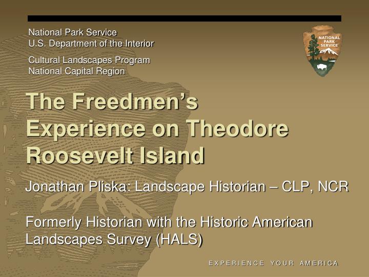 the freedmen s experience on theodore roosevelt island