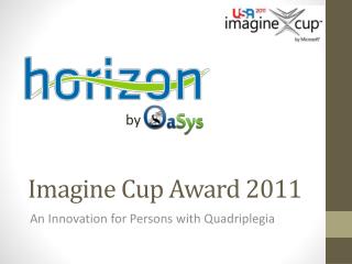Imagine Cup Award 2011