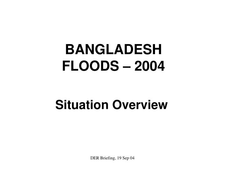 bangladesh floods 2004