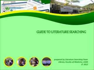 GUIDE TO LITERATURE SEARCHING