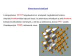 Atomrácsos kristályok - slide 1