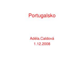 portugalsko