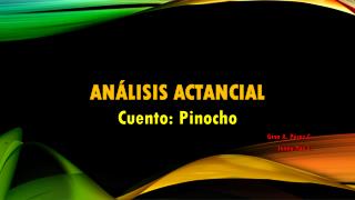 an lisis actancial