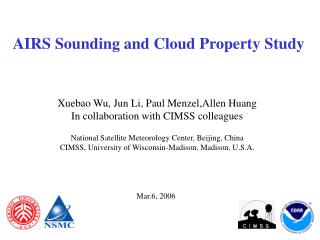 AIRS Sounding and Cloud Property Study