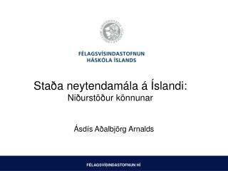 sta a neytendam la slandi ni urst ur k nnunar