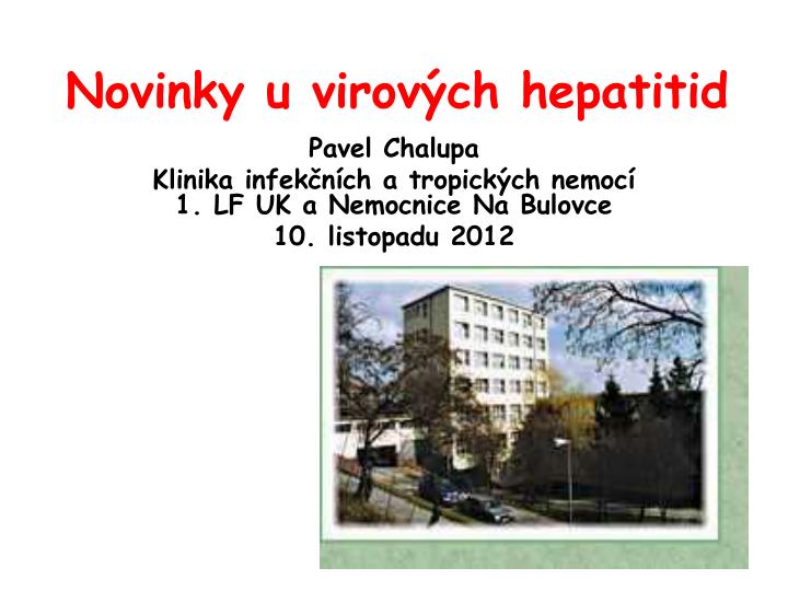 novinky u virov ch hepatitid
