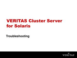 VERITAS Cluster Server for Solaris