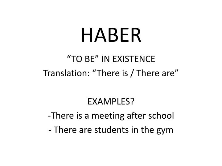 haber