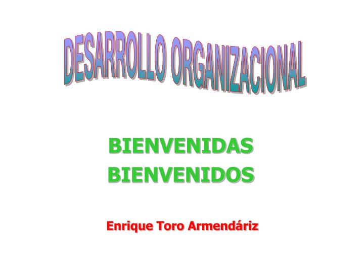 bienvenidas bienvenidos enrique toro armend riz