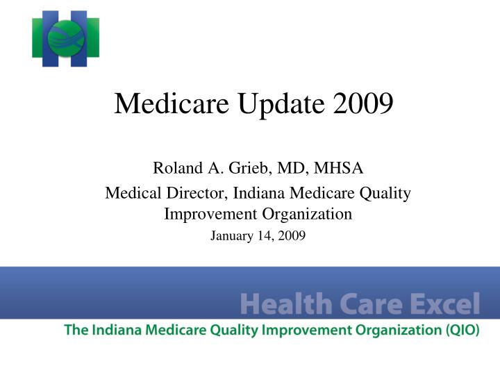 medicare update 2009
