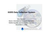 GOES Data Collection System - slide 1